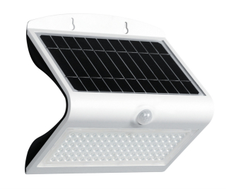 Záhradné nástenné svietidlo - 6,8 W solárna lampa LED s propagáciou snímača pohybu