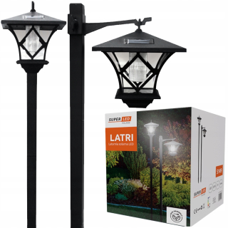 Solárna zapichovacia záhradná lampa - LED solárna lampa 150 cm záhrada