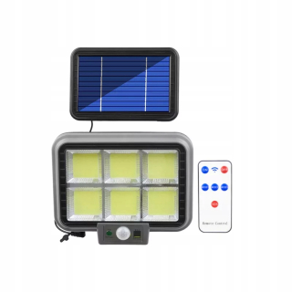 Solárna zapichovacia záhradná lampa - Solárna lampa LED pohybový a súmrakový senzor 294 COB
