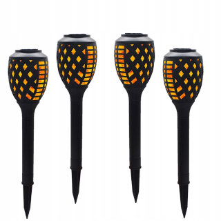 Solárna zapichovacia záhradná lampa - LED riaditeľa solárnej lampy Luce 4 PCS
