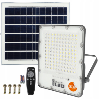 Záhradné halogény - Slnečná žiarovka Halogénové LED RAILER 150W senzor