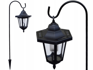 Solárna zapichovacia záhradná lampa - Slnečná lampa Lantern LED záhradná dekorácia P-566