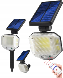 Záhradné halogény - Slnečná lampa Lample Trachter 2in1 Detektor pohybu