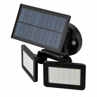 Záhradná fasádna lampa - Solárne nástenné svietidlo SMD LED 450 lm NEO