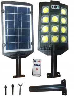 Uličná lampa - Solárna lampa s 1 000 W s pilotom zapnutia/vypnutia