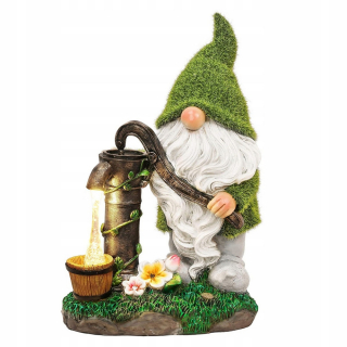 Solárna zapichovacia záhradná lampa - Solárne žiarovky Rodiny 28 cm 1 ks.