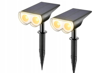 Solárna zapichovacia záhradná lampa - Solárna žiarovka implikácia Vicri 20 cm 2 ks.