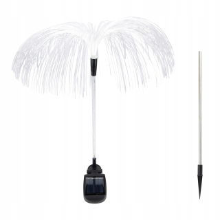 Solárna zapichovacia záhradná lampa - Slnečná žiarovka vyvolala bielu 100 cm 120 ks.x8