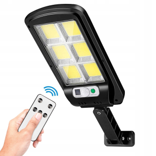 Uličná lampa - COB 800LM Externá solárna lampa pre silné diaľkové ovládanie