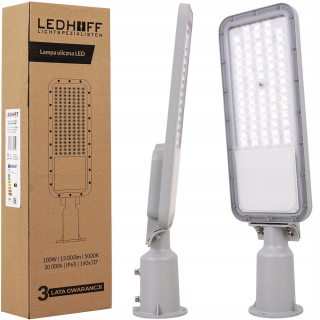 Uličná lampa - Pouličné svietidlo LED lampa 100W VÝKONNÝ 230V PREMIUM Vonkajšie PARKOVACIE námestie