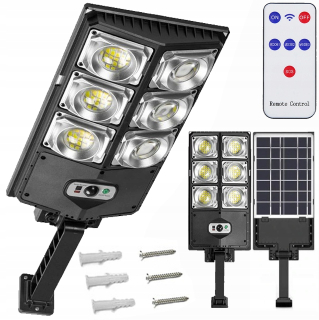 Uličná lampa - Solárna pouličná lampa silný senzor LED