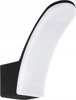 Záhradné nástenné svietidlo - Vonkajšia lampa Eglo Fimicino LED čierna IP44