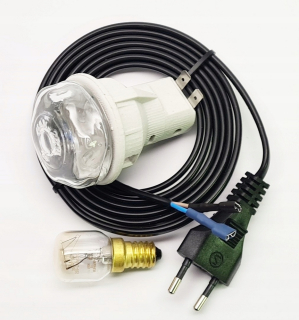 Záhradná udiareň - Lampa na osvetlenie udiarne