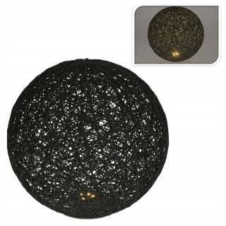 Dekoratívna LED lampa čierna čierna 20 cm
