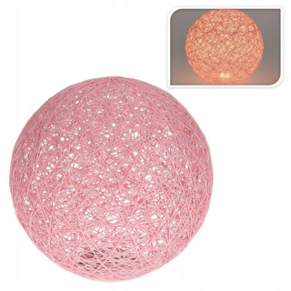 Dekoratívna lampa LED ružová ružová 20 cm