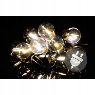 Vonkajšie záhradné lampy 10 LED žiarovky