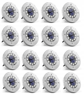 Solárna zapichovacia záhradná lampa - Solárne žiarovky 12led Garden Active Land 16 PCS