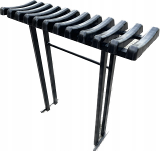 Záhradná lavica, lavička - Záhradná lavica s vankúšom, šedá, 105 cm, Poliratt