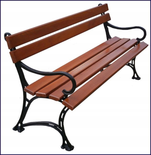 Záhradná lavica, lavička - Kráľovská lavica 150cm