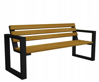 Záhradná lavica, lavička - Záhradná drevená lavica s operadlom 180 cm