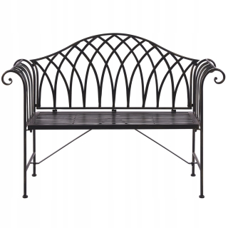 Záhradná lavica, lavička - Lavica Batavia s béžovým vankúšom, 120 cm, masív