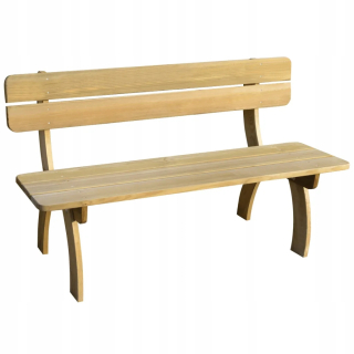 Záhradná lavica, lavička - Záhradná lavica, 150 cm, impregnované Sosnow Wood