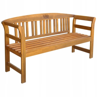 Záhradná lavica, lavička - Záhradná lavica, 157 cm, tuhé drevo Acacia