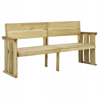 Záhradná lavica, lavička - Dvojitá záhradná lavica 225 cm Fir Wood