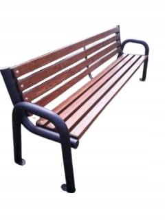 Záhradná lavica, lavička - Batavia lavica s modrým vankúšom, 150 cm, lite d