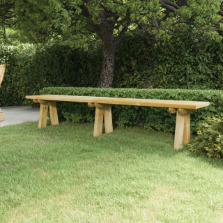 Záhradná lavica, lavička - Záhradná lavica, 220 cm, impregnované drevo