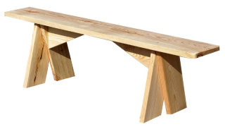Záhradná lavica, lavička - Záhradná lavica s vankúšmi, 115 cm, masívne drevo a