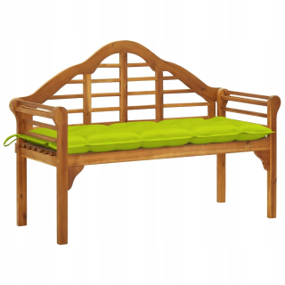 Záhradná lavica, lavička - Lavica queen Garden s vankúšom, 135 cm, drevo AK