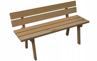 Záhradná lavica, lavička - Drevená záhradná lavica 130 cm