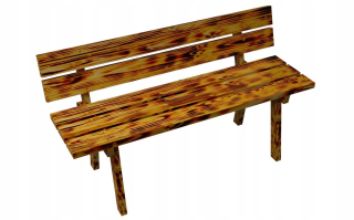 Záhradná lavica, lavička - Drevená záhradná lavica 180 cm opálení