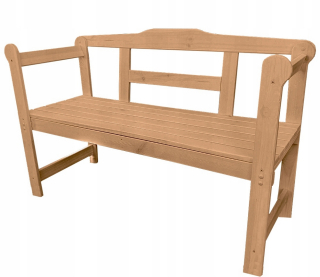 Záhradná lavica, lavička - Vidaxl Garden Bench, 110 cm, impregnovaný