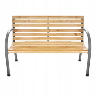 Záhradná lavica - Záhradná lavica lavičky s backrest Park Drevená kovová terasa balkón