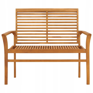 Záhradná lavica, lavička - Lavička s operadlom dreva 112 x 55 cm