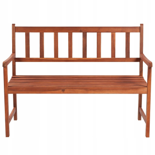 Záhradná lavica, lavička - Lavička s operadlom dreva 120 x 58 cm