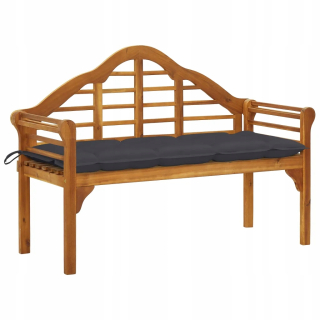 Záhradná lavica, lavička - Lavička s operadlom dreva 135 x 55 cm
