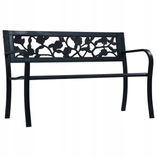 Záhradná lavica, lavička - Lavička s operadým kovom 125 x 53 cm