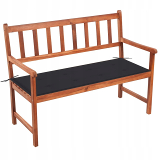 Záhradná lavica, lavička - Lavička s operadlom plastom 11 x 58 cm