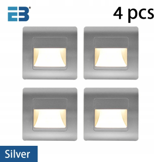 LED schodisko svetlo 4 farby pir senzor steny svetlo AC110V 220V zapustené