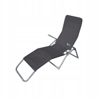 Záhradná stolička - Bcl-002 Deckchair Black Comfort Living