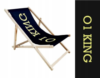 Záhradné lehátko - Prémiový 01 King Drevoden Deckchair