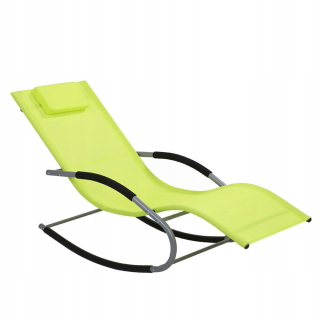 Záhradné lehátko - Carano Lime Locking Lime Lounge!
