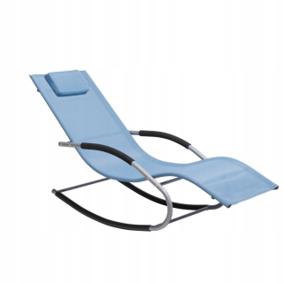 Záhradné lehátko - Záhrada Deckchair hojdala modrá karano!