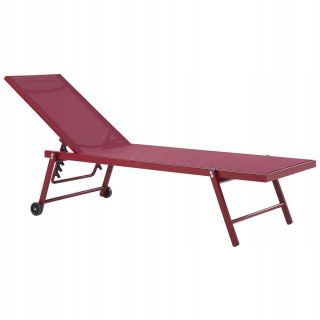 Záhradné lehátko - Portofino Burgundsko Garden Deckchair!