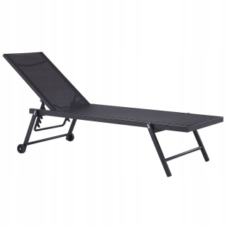 Záhradné lehátko - Black Portofino Garden Deckchair!