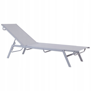Záhradné lehátko - Garden Deckchair Gray Noli!
