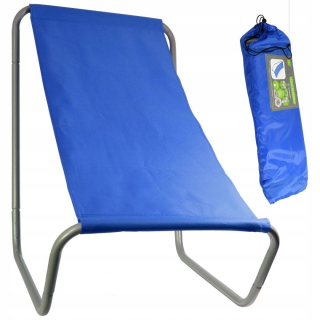 Záhradné lehátko - Garden Beach Deckchair zložená s Royokamp N Bag